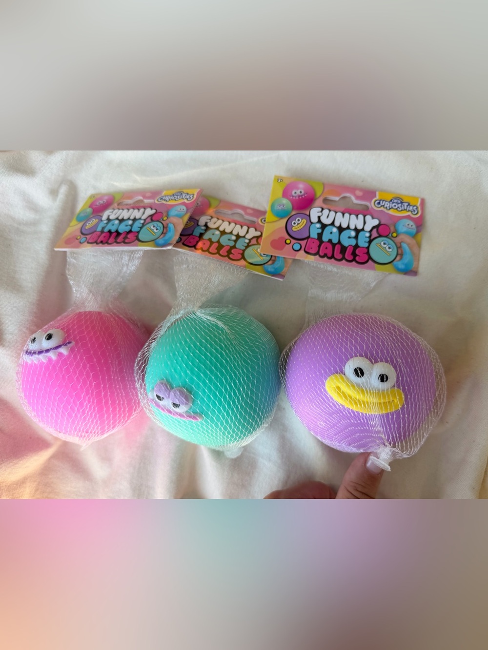 Funny Face Balls - 3 pack